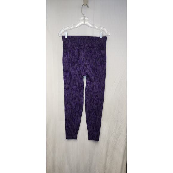 Athleta Flurry Elemental Leggings Size Purple/Black Size Large - Picture 5 of 7